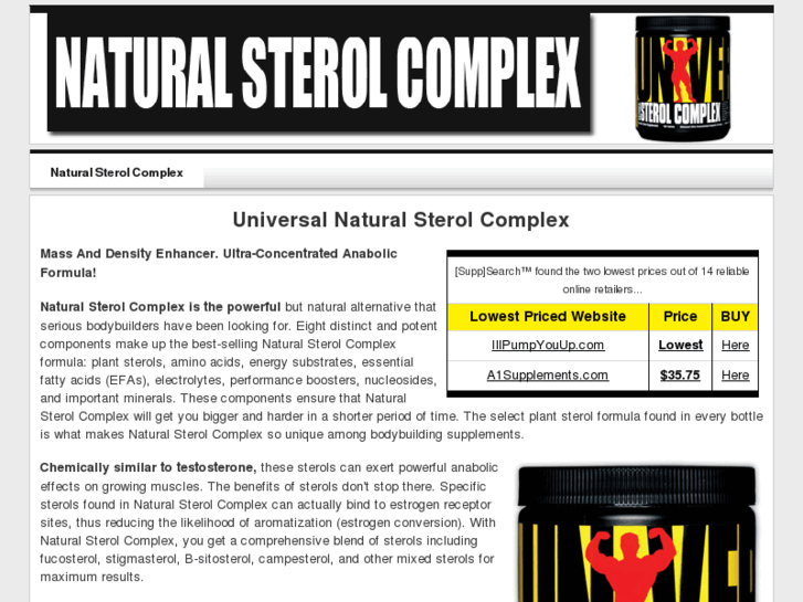 www.naturalsterolcomplex.net