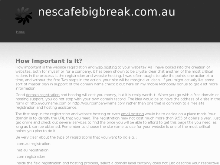 www.nescafebigbreak.com.au