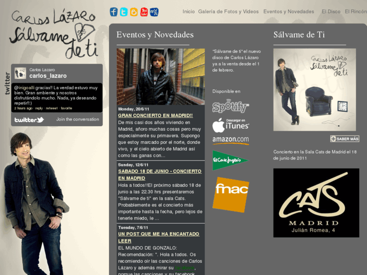 www.carloslazaromusic.com