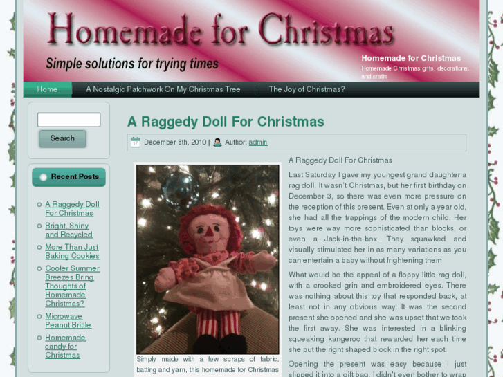 www.homemadeforchristmas.com