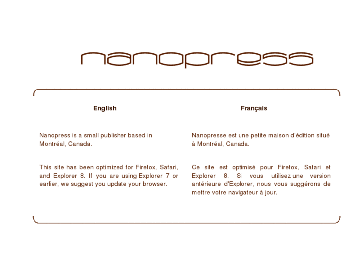 www.nanopresse.com