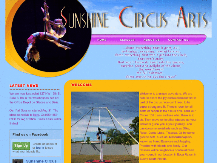 www.sunshinecircusarts.com