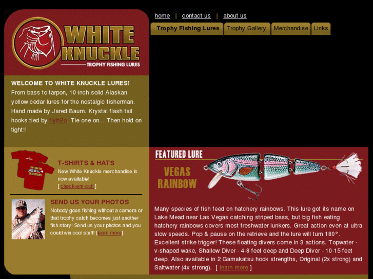 www.whiteknucklelures.com