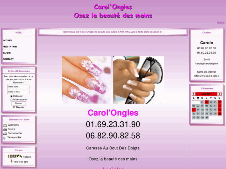 www.carolongle.fr