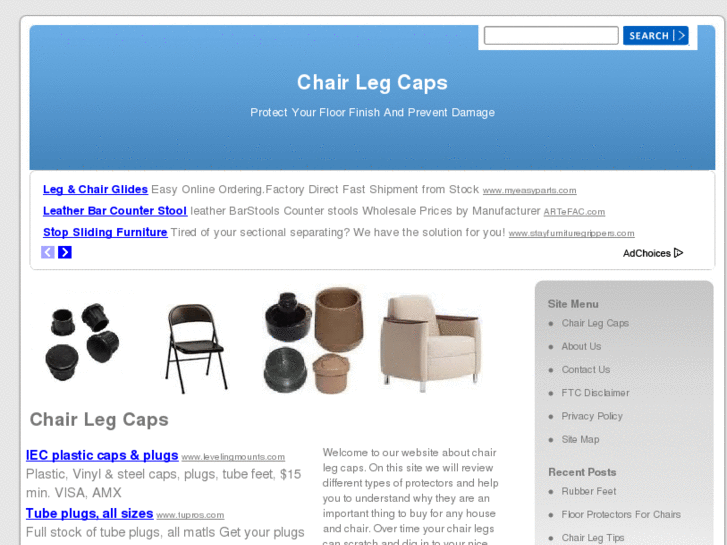 www.chairlegcaps.net