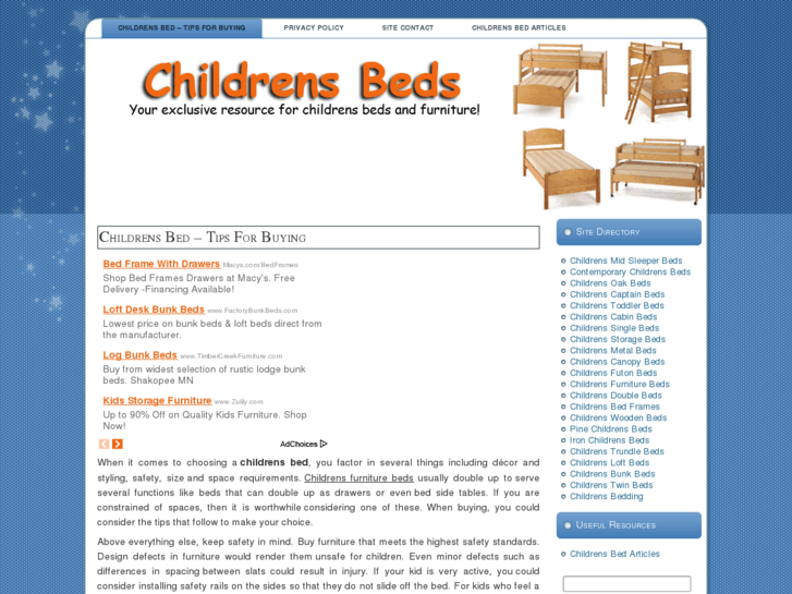 www.childrensbedfurniture.net