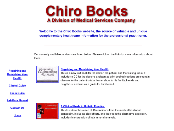 www.chirobooks.com