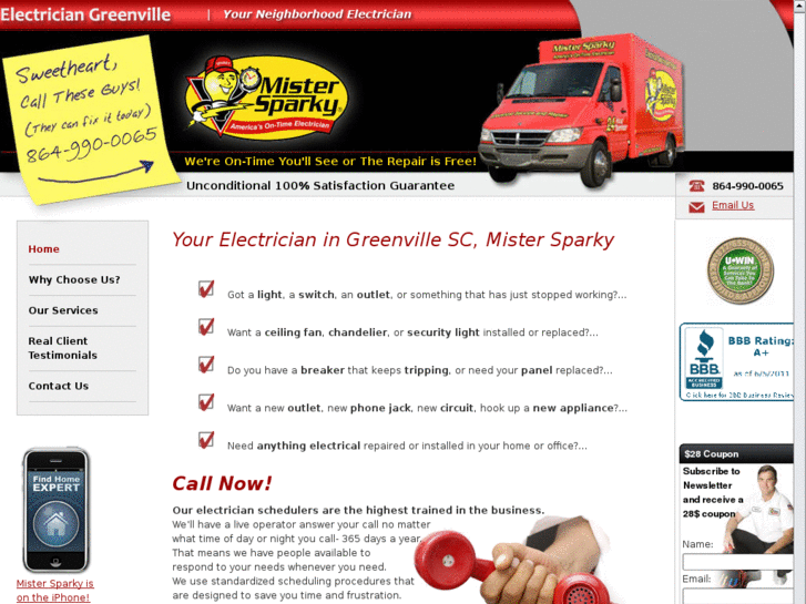 www.electriciangreenville.net