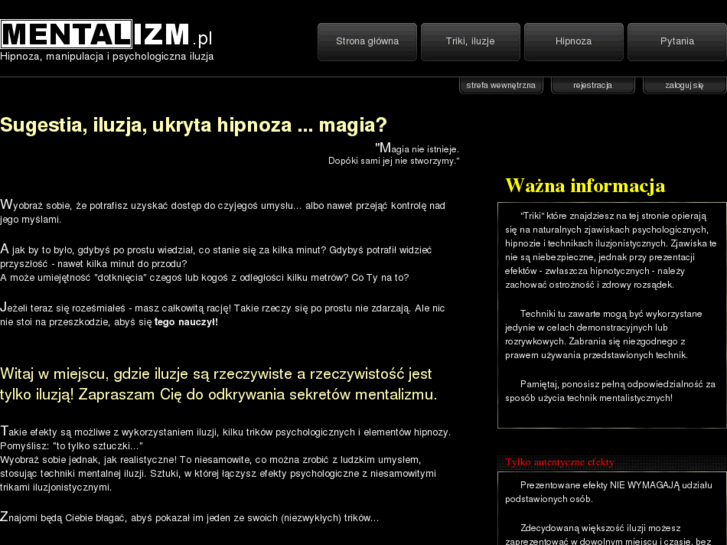 www.mentalizm.pl