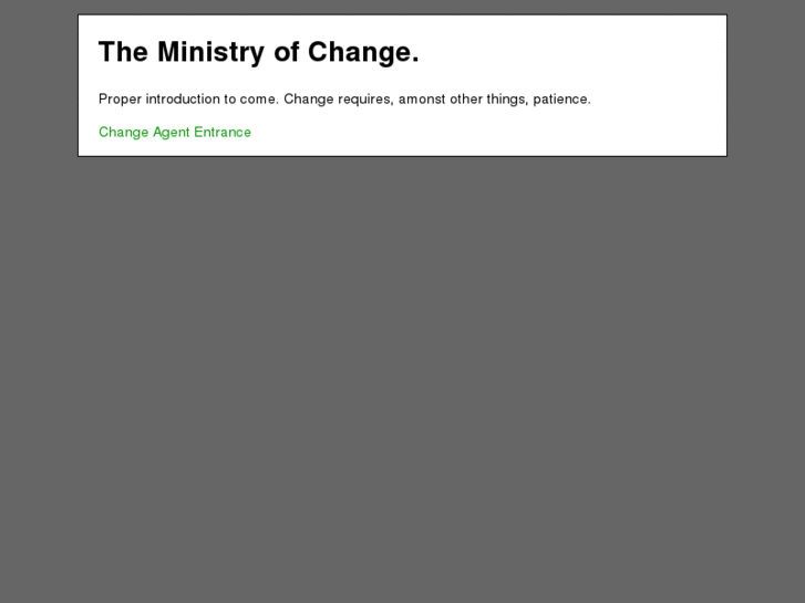 www.ministryofchange.com