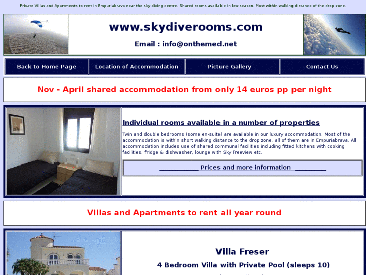 www.skydiverooms.com