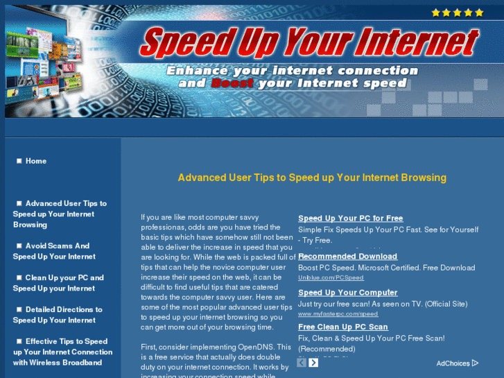 www.speedupyourinternet.net