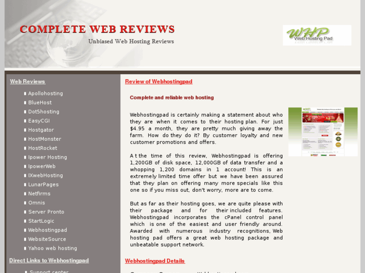 www.webhostingpadwebreviews.com