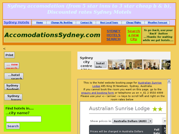 www.accomodationssydney.com