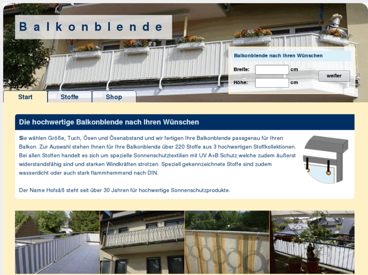 www.balkonblende.com