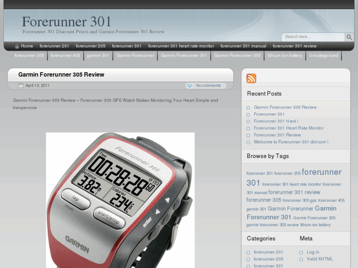 www.forerunner301.com