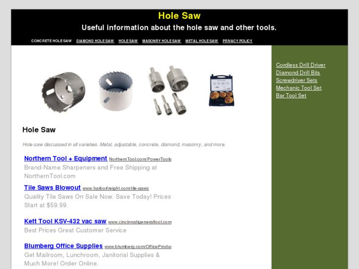 www.holesaw.org