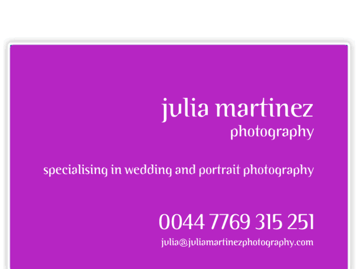 www.juliamartinezphotography.com