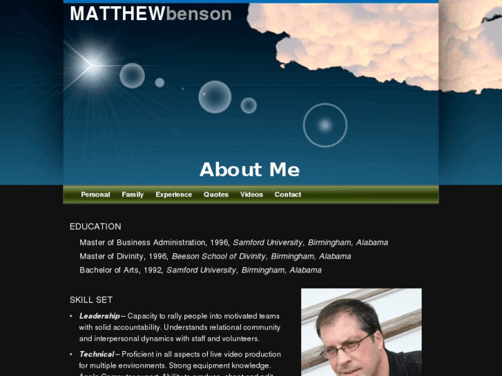 www.matthewbenson.info