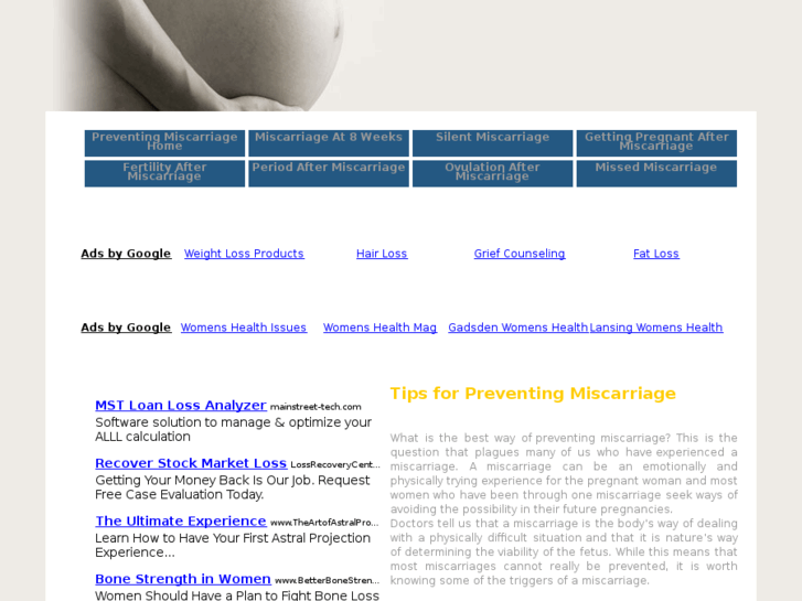 www.preventingmiscarriage.net