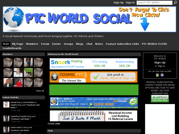 www.ptcworldsocial.com