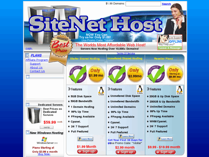www.sitenethost.com
