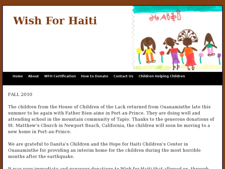 www.wishforhaiti.org