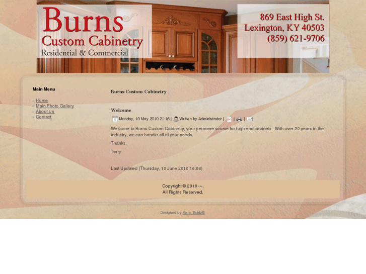 www.burnscustomcabinetry.com