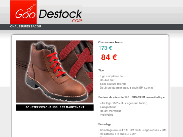 www.chaussurebacou.com