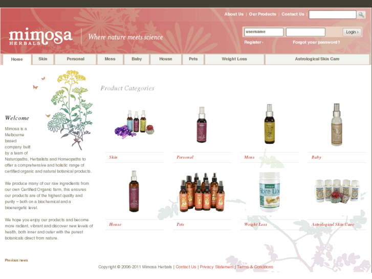 www.mimosaherbals.com