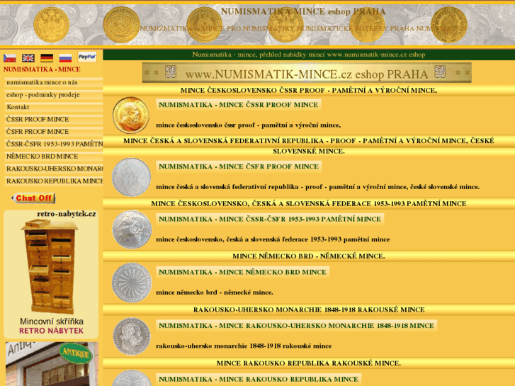 www.numismatik-mince.cz