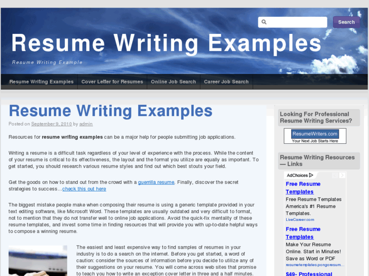 www.resumewritingexamples.org