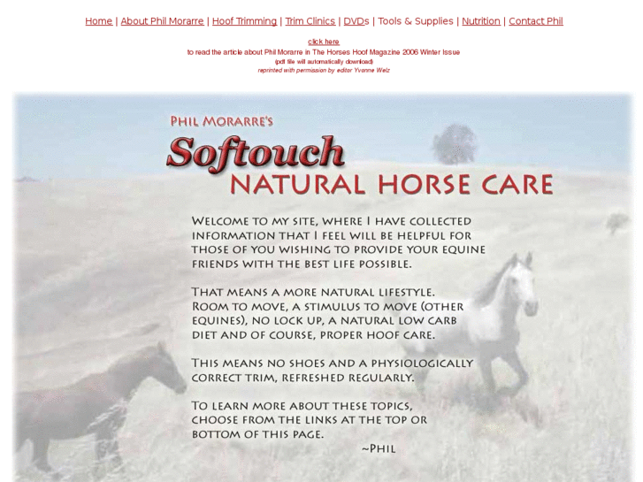 www.softouchnaturalhorsecare.com