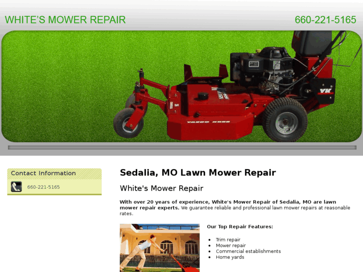 www.whitesmowerrepair.com