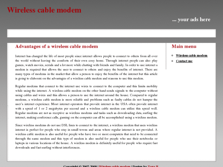www.wirelesscablemodem.net