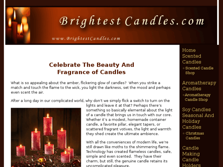 www.brightestcandles.com