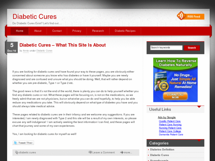 www.diabeticcures.org