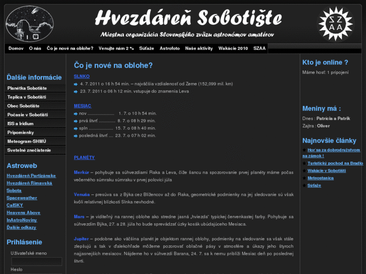 www.hvezdaren-sobotiste.sk