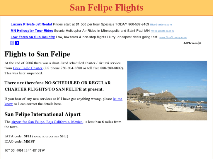 www.sanfelipeflights.com