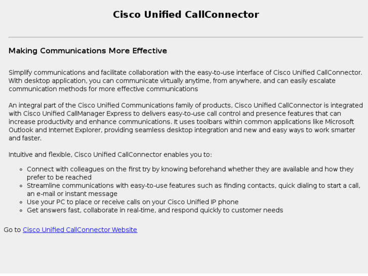 www.unifiedcallconnector.net