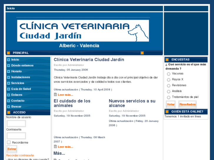 www.veterinariaciudadjardin.com