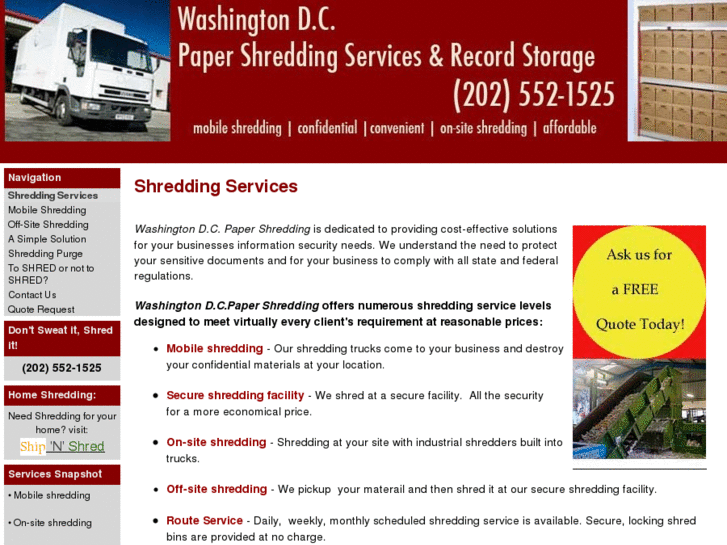www.washingtondcpapershreddingservice.com
