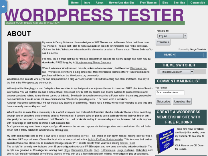 www.wordpresstester.com