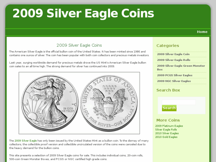 www.2009silvereaglecoins.com