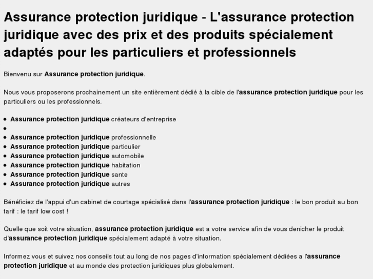 www.assurance-protection-juridique.com