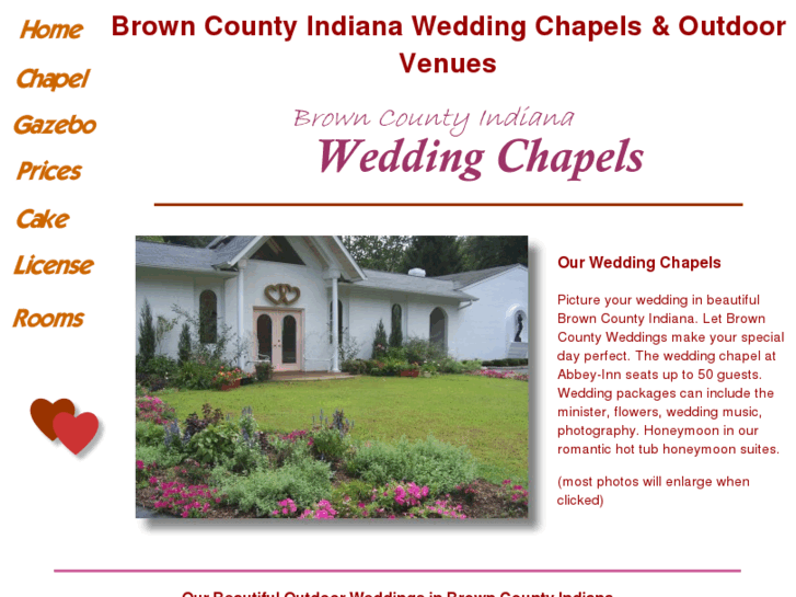 www.browncountyindianaweddingchapel.com