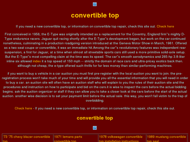 www.convertible-top.net
