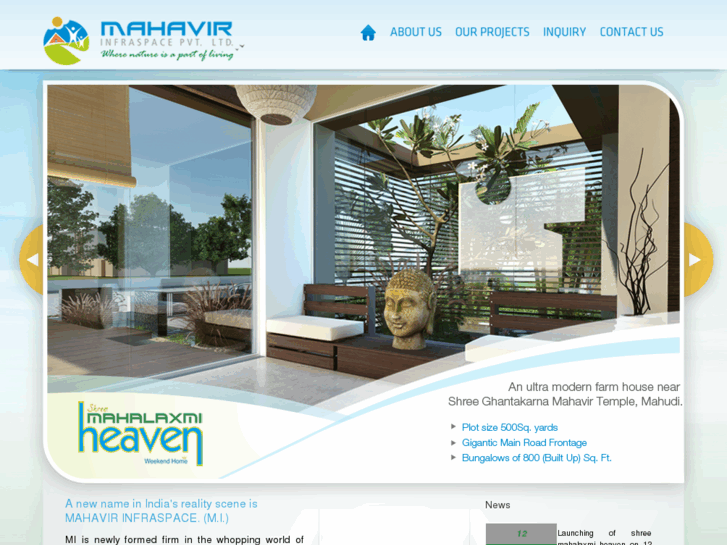 www.mahavirinfraspace.com