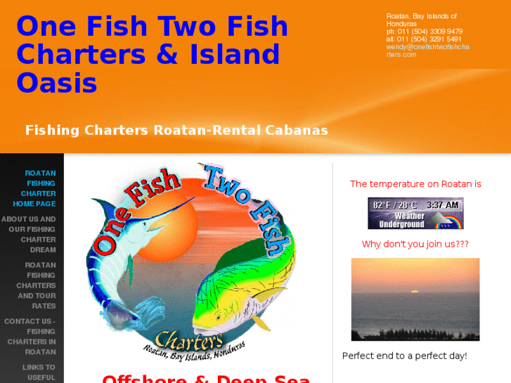 www.onefishtwofishcharters.com