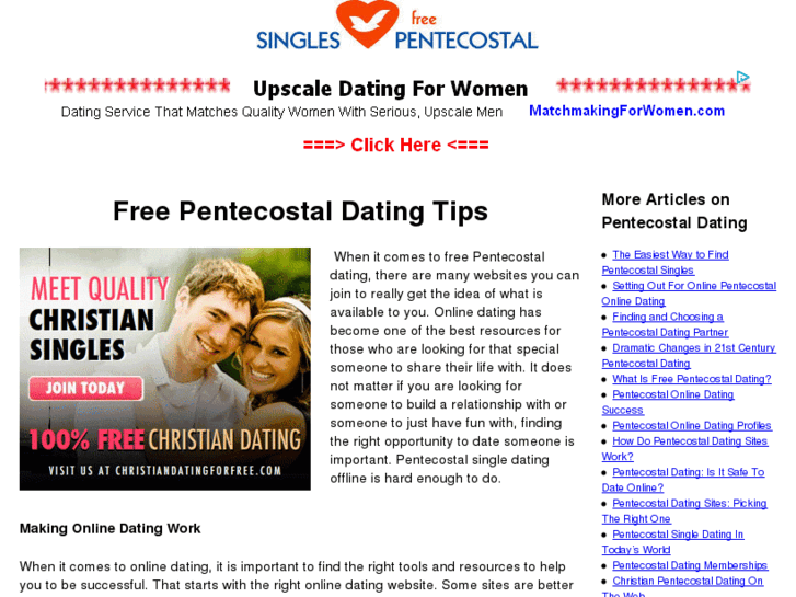 www.singlespentecostalfree.com